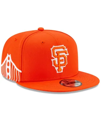 Men's New Era Orange San Francisco Giants City Connect 9FIFTY Snapback Adjustable Hat