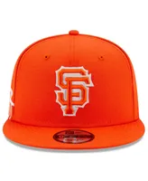 Big Boys New Era Orange San Francisco Giants City Connect 9FIFTY Snapback Adjustable Hat