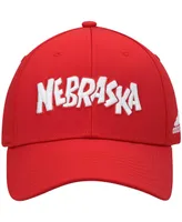 Men's adidas Scarlet Nebraska Huskers Team Flex Hat