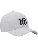 Men's tentree Heathered Gray Logo Altitude Snapback Hat