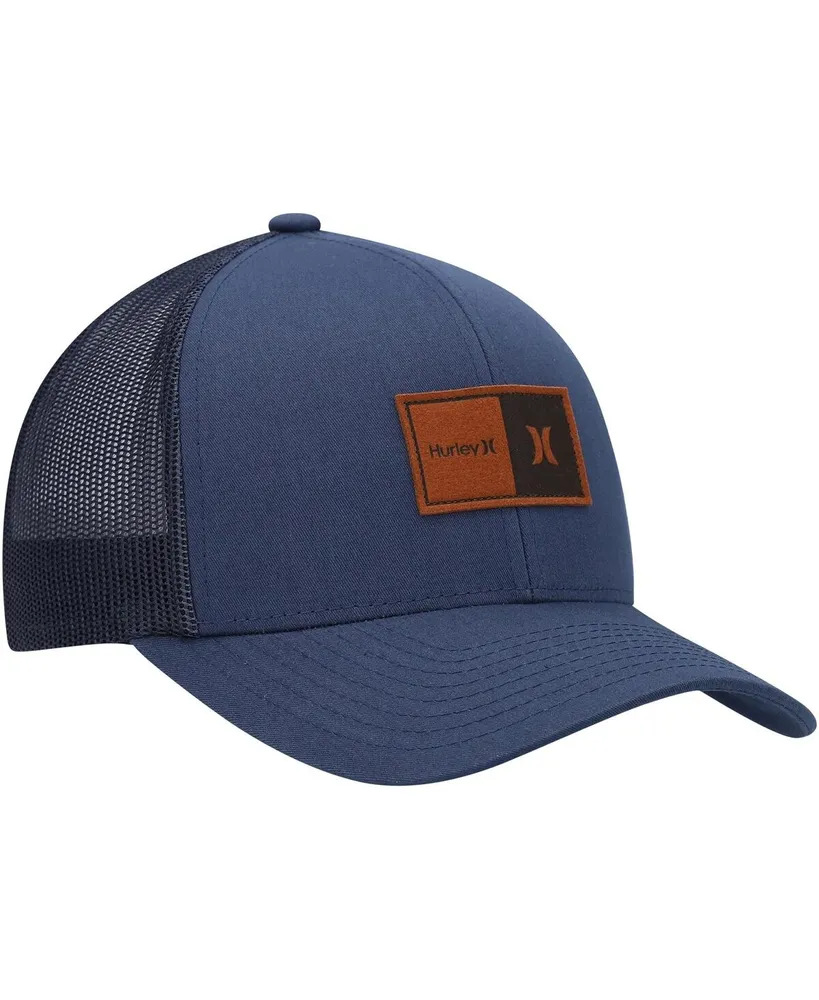Men's Hurley Navy Fairway Trucker Snapback Hat