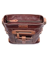 Old Trend Women's Genuine Leather Leeds Castle Crossbody Bag