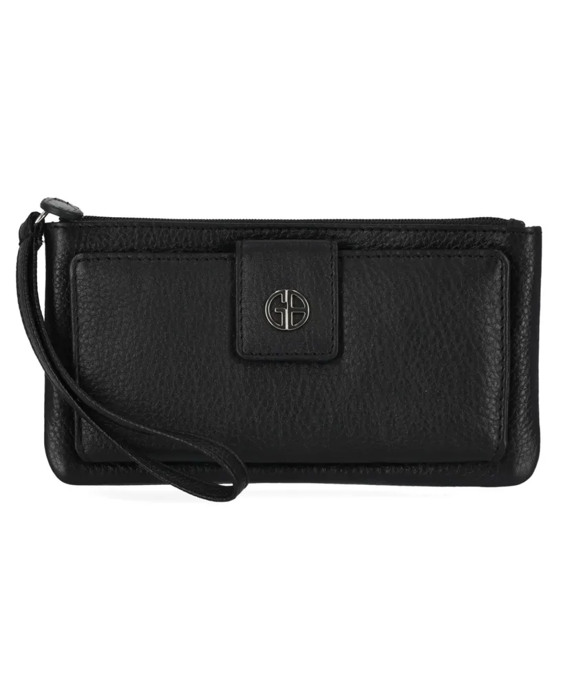 Giani Bernini Softy Grab & Go Leather Wristlet, Created for Macy's