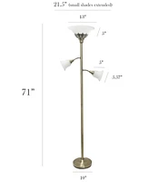 Elegant Designs 3 Light Floor Lamp