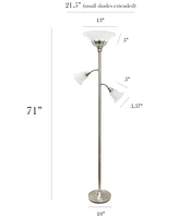 Elegant Designs 3 Light Floor Lamp