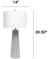Lalia Home Concrete Pillar Table Lamp