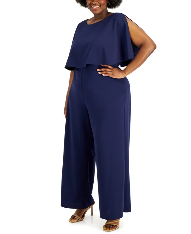 Connected Plus Popover Jumpsuit