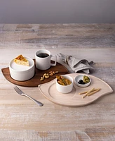 Noritake Kona Wood Wave Serving Tray, 16.75"