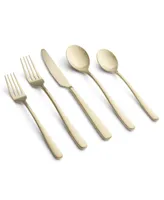 Cambridge Silversmiths Rise Champagne Satin Flatware Set, 20 Piece