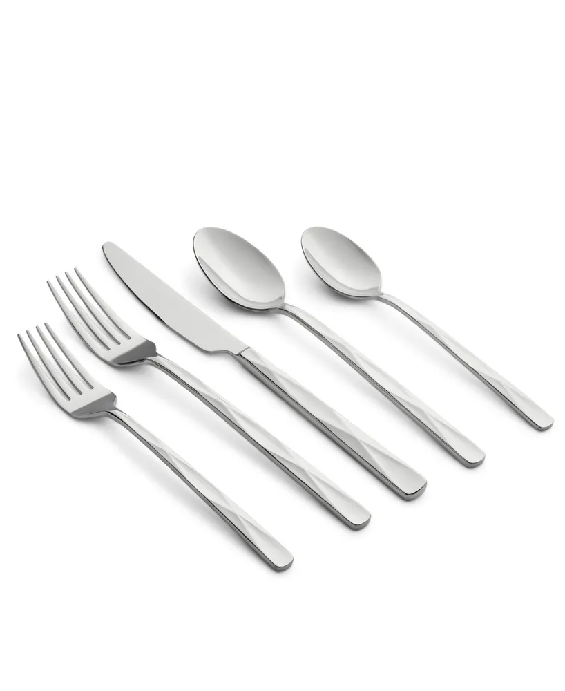 Cambridge Silversmiths Ayden Mirror Flatware Set, 20 Piece - Silver