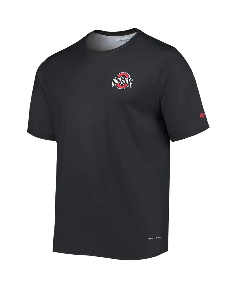 Columbia Men's Columbia Black Ohio State Buckeyes Terminal Tackle  Omni-Shade T-shirt
