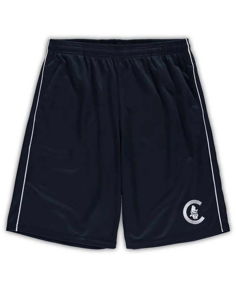 Profile Men's Navy Chicago Cubs Big and Tall Cooperstown Collection Mesh  Shorts