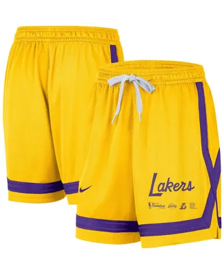 Women's Nike Gold Los Angeles Lakers Crossover Performance Shorts