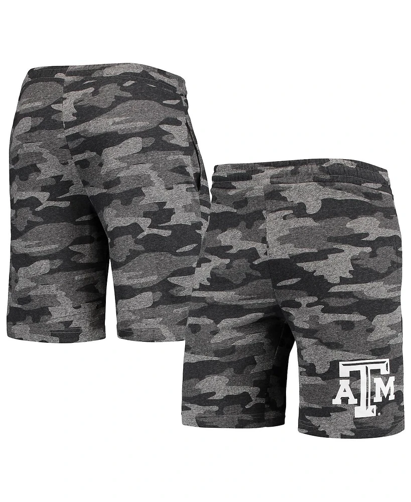 Men's Concepts Sport Charcoal, Gray Texas A&M Aggies Camo Backup Terry Jam Lounge Shorts