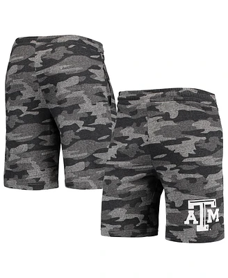 Men's Concepts Sport Charcoal, Gray Texas A&M Aggies Camo Backup Terry Jam Lounge Shorts