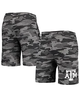 Men's Concepts Sport Charcoal, Gray Texas A&M Aggies Camo Backup Terry Jam Lounge Shorts