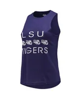 Women's Concepts Sport Gold, Purple Lsu Tigers Tank Top and Pants Sleep Set