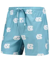 Men's Concepts Sport Carolina Blue North Carolina Tar Heels Flagship Allover Print Jam Shorts