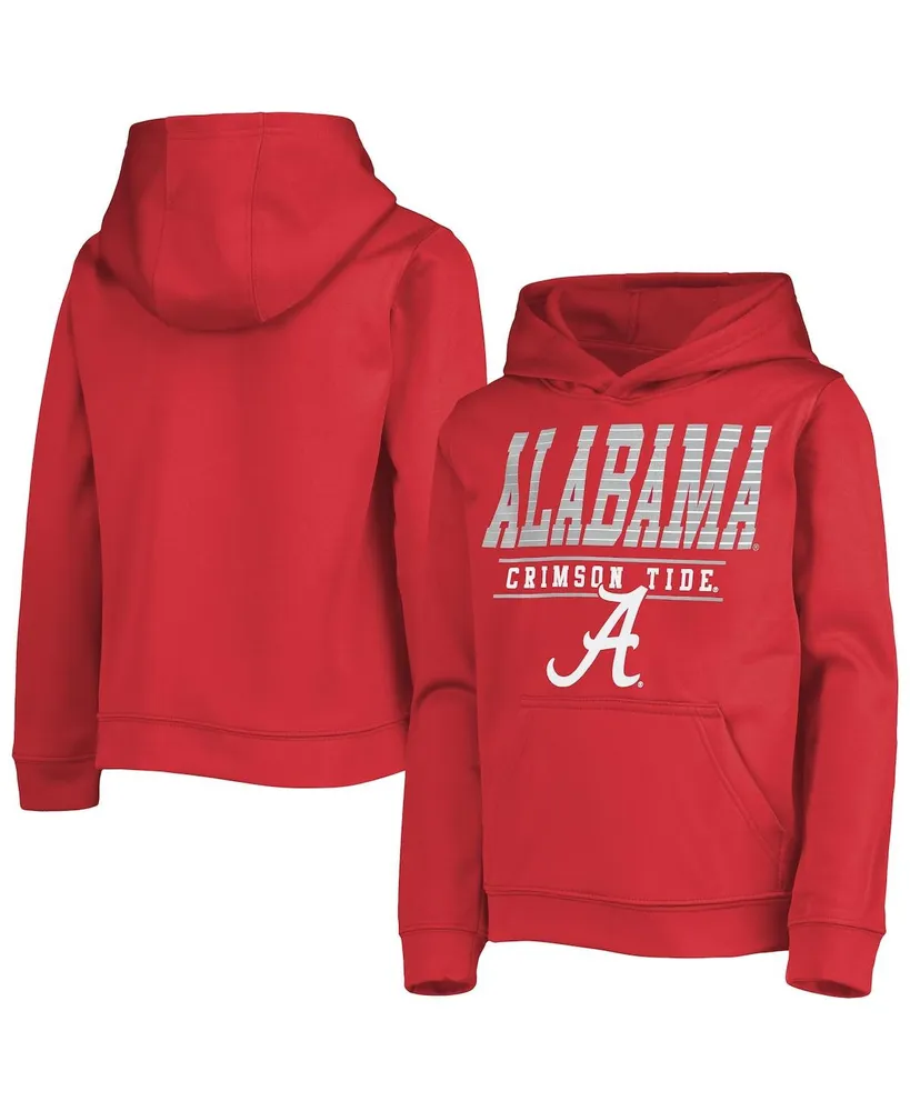 Big Boys Crimson Alabama Crimson Tide Fast Pullover Hoodie