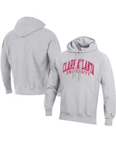 Men's Champion Clark Atlanta University Panthers Tall Arch Pullover Hoodie