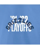 Men's Fanatics Light Blue Memphis Grizzlies 2022 Nba Playoffs Dunk T-shirt