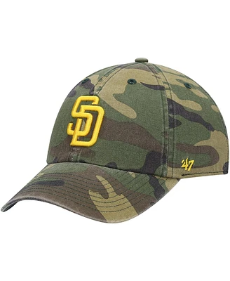 Men's '47 Camo San Diego Padres Team Clean Up Adjustable Hat