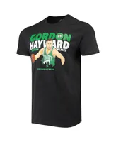 Men's Gordon Hayward Heathered Black Boston Celtics Player Graphic T-shirt