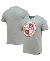 Men's '47 Brand Gray Washington Commanders Imprint Super Rival T-shirt