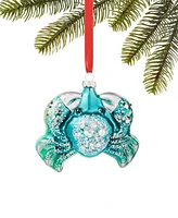 Holiday Lane Seaside At the Beach Glass Crab Ornament, Exclusively at Macy's