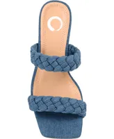 Journee Collection Women's Bronte Braided Sandals