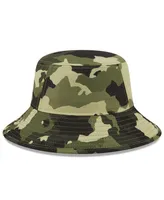 Men's New Era Camo Oakland Athletics 2022 Armed Forces Day Bucket Hat