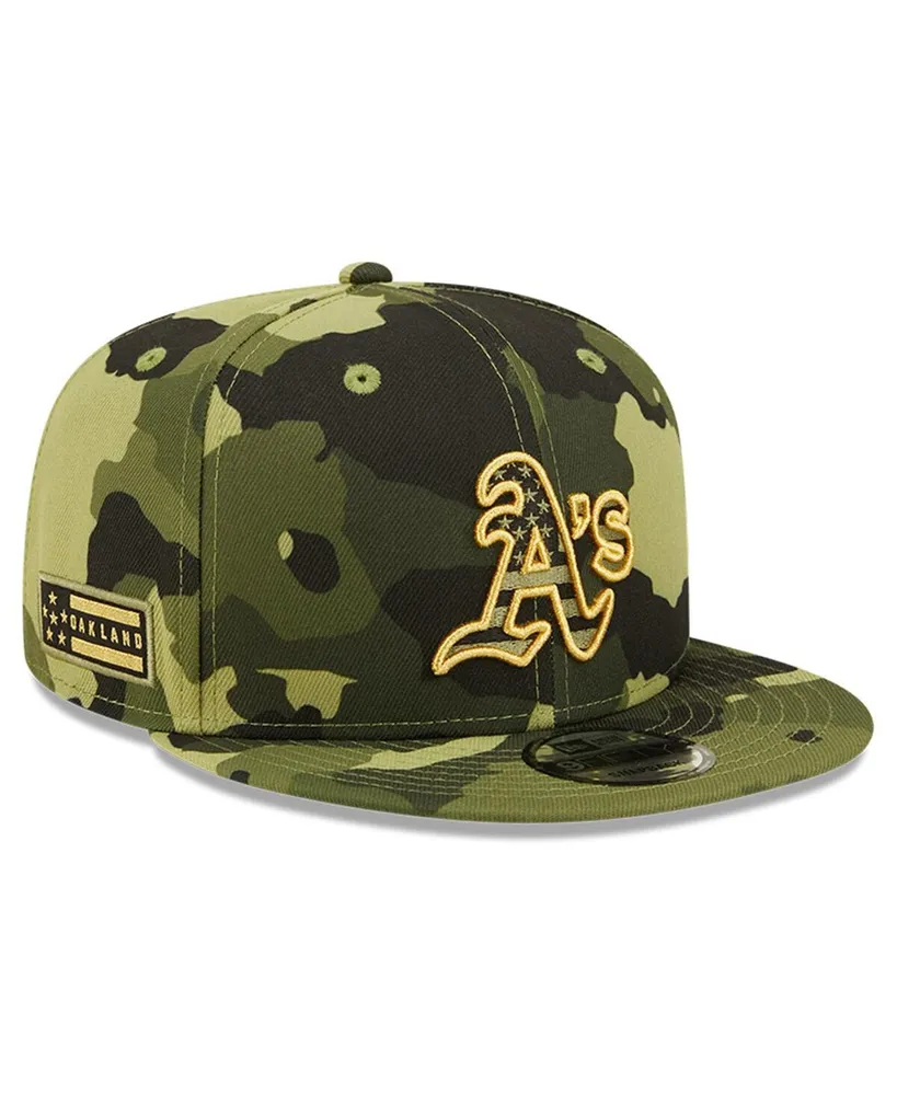 New Era Camo Chicago Cubs 2022 Armed Forces Day 9FORTY Snapback Adjustable Hat