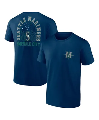 Men's Fanatics Navy Seattle Mariners Iconic Bring It T-shirt