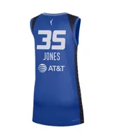 Women's Nike Jonquel Jones Blue Connecticut Sun Rebel Edition Jersey