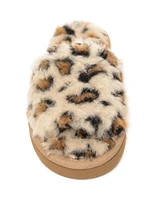 Minnetonka Little Girls Lyla Faux Fur Slide Slippers