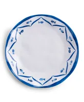 Q Squared Melamine Sardinia 10.5" Dinner Plate Set/4