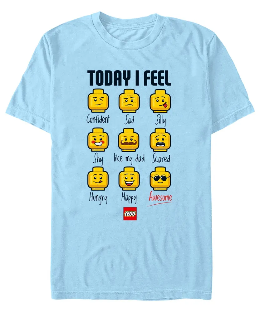 Men's Lego Iconic Expressions of Guy Short Sleeve T-shirt