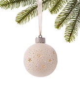 Holiday Lane Northern Holiday Porcelain Ball Led Light