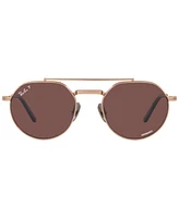 Ray-Ban Unisex Jack Ii Titanium Polarized Sunglasses, RB8265