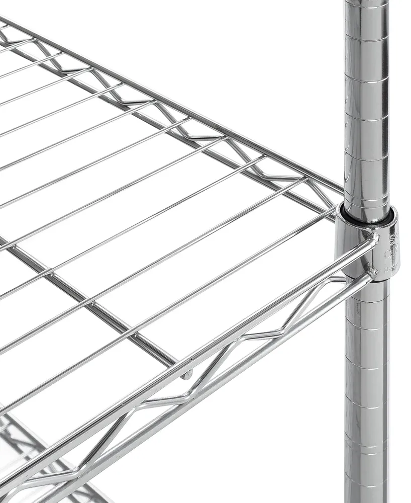 Seville Classics 4-Tier Steel Wire Shelf