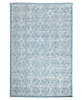 Liora Manne' Carmel Antique-Like Tile 4'10" x 7'6" Outdoor Area Rug