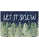 Liora Manne' Frontporch Let It Snow 2' x 3' Outdoor Area Rug