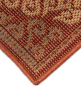 Liora Manne' Patio Suzani Diamonds 7'10" x 9'10" Outdoor Area Rug