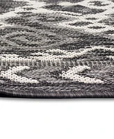 Liora Manne' Malibu Ikat 1'11" x 7'6" Runner Outdoor Area Rug