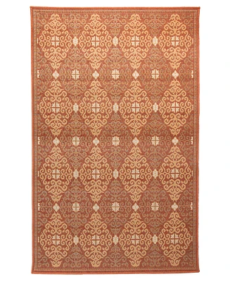 Liora Manne' Patio Suzani Diamonds 7'10" x 9'10" Outdoor Area Rug