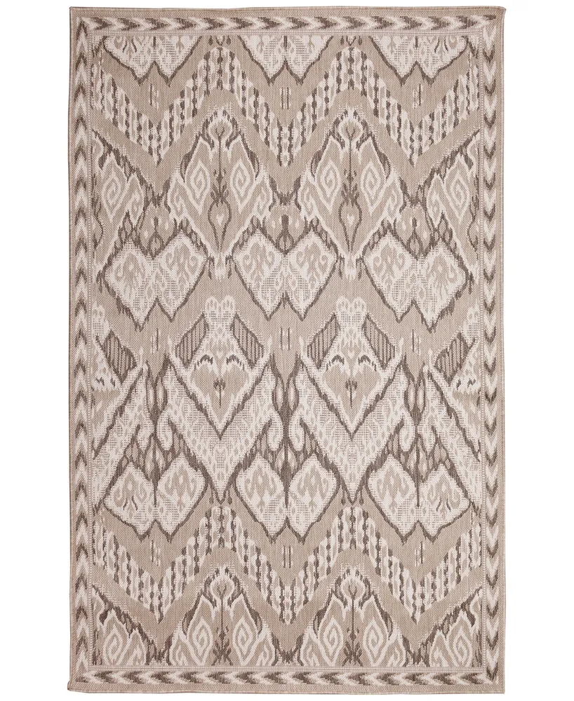 Liora Manne' Malibu Ikat 3'3" x 4'11" Outdoor Area Rug