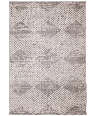 Liora Manne' Dunes Modern Diamond 6'6" x 9'3" Outdoor Area Rug