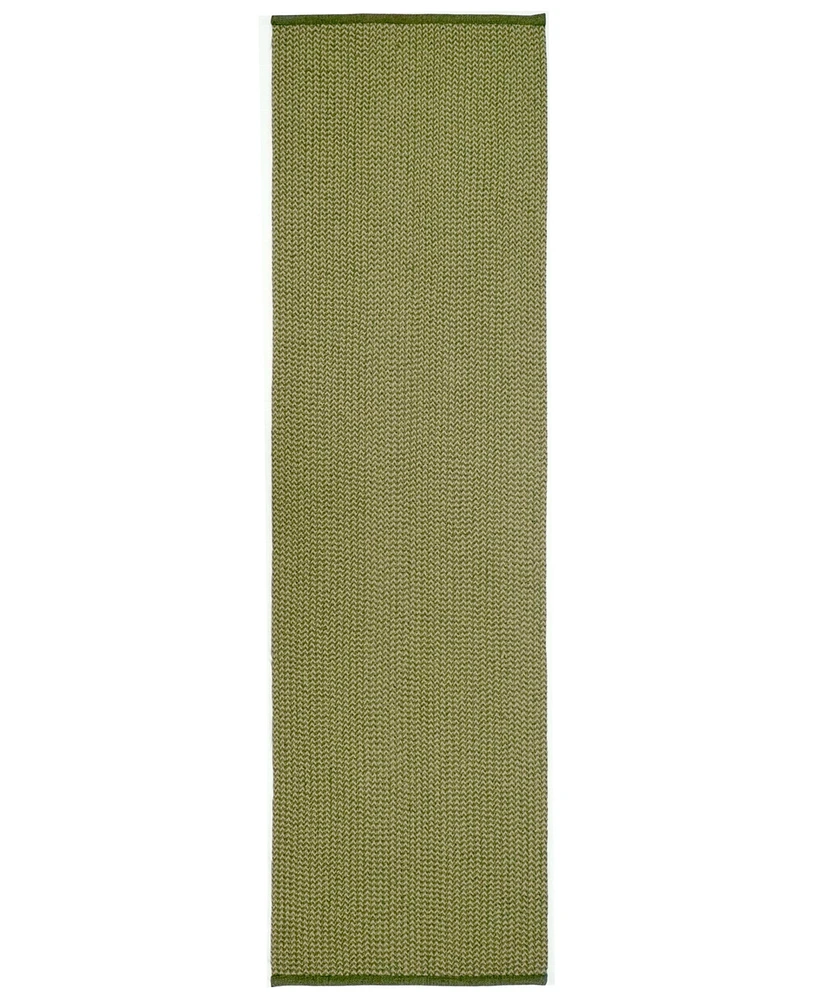 Liora Manne' Calais Solid 2' x 7'6" Runner Outdoor Area Rug