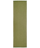 Liora Manne' Calais Solid 2' x 7'6" Runner Outdoor Area Rug