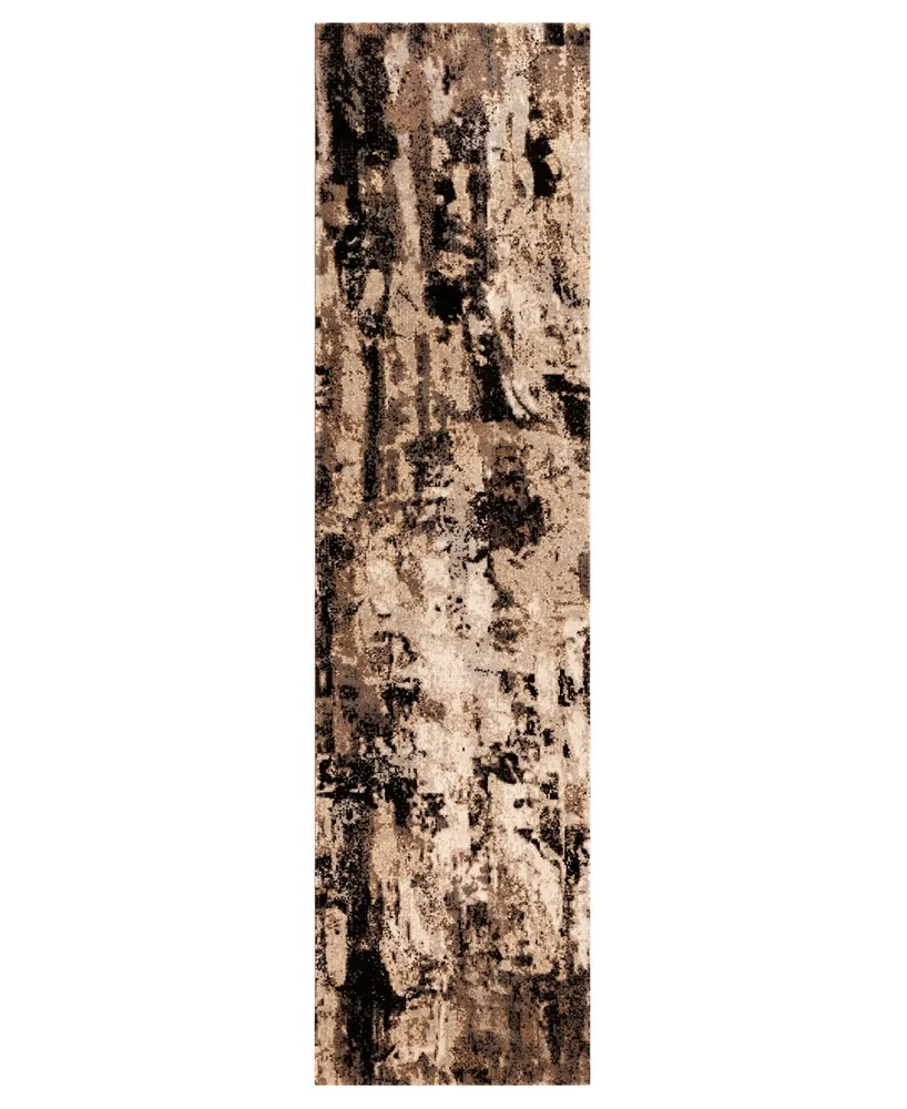 Liora Manne' Fresco Abstract 1'11" x 7'6" Runner Outdoor Area Rug
